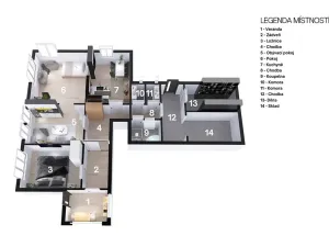 Prodej bytu 3+1, Frenštát pod Radhoštěm, Jandovo stromořadí, 128 m2