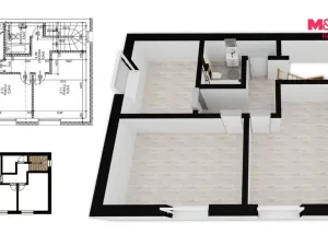 Prodej rodinného domu, Králův Dvůr, Fibichova, 97 m2