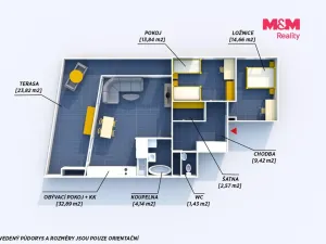 Prodej bytu 3+kk, Praha - Pitkovice, Pýchavková, 79 m2