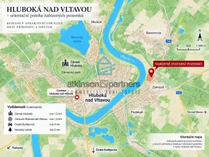 Prodej pozemku, Hluboká nad Vltavou, Nad Pilou, 981 m2