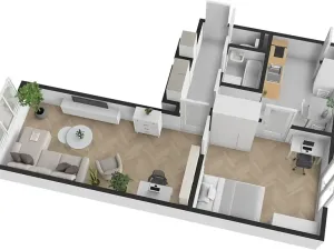 Prodej bytu 2+1, Praha - Břevnov, Plojharova, 56 m2