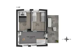 Prodej rodinného domu, Ostředek, 86 m2