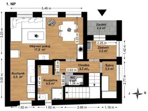 Prodej rodinného domu, Ostředek - Třemošnice, 86 m2