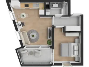 Prodej bytu 2+kk, Praha - Nusle, Pod Děkankou, 57 m2