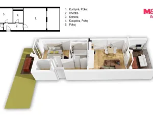 Prodej bytu 2+kk, Praha, Olgy Havlové, 53 m2