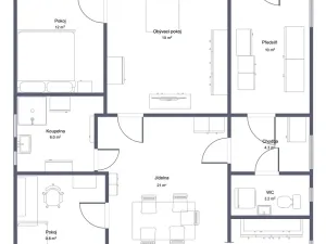 Prodej rodinného domu, Doksy, U kapličky, 90 m2