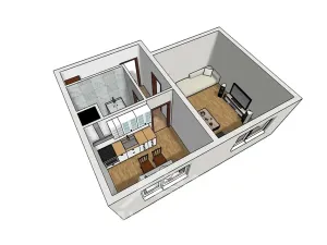 Prodej bytu 1+1, Rokytnice nad Jizerou, 37 m2