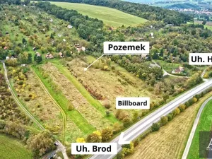Prodej louky, Uherský Brod, 1394 m2