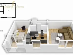 Prodej bytu 2+1, Ostrava, Mjr. Nováka, 54 m2