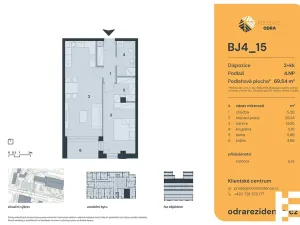 Prodej bytu 2+kk, Praha - Bohnice, Lodžská, 61 m2