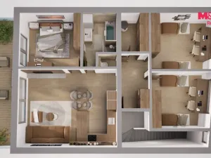Prodej pozemku pro bydlení, Moravský Krumlov, Palackého, 343 m2