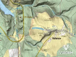 Prodej podílu pozemku pro bydlení, Velenov, 3426 m2