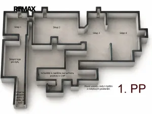 Prodej obchodního prostoru, Jevíčko, Palackého nám., 430 m2