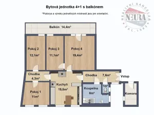 Prodej bytu 4+1, Praha - Nové Město, Národní, 96 m2