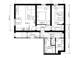 Prodej bytu 3+kk, Černolice, Ke dvoru, 76 m2