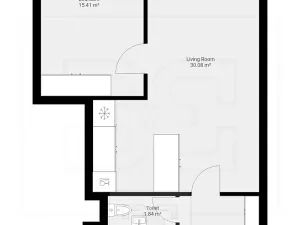 Pronájem bytu 2+kk, Praha - Libeň, Davídkova, 65 m2