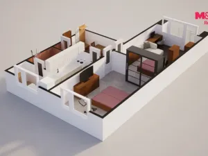 Prodej bytu 2+1, Ústí nad Labem - Neštěmice, Hluboká, 63 m2