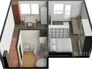 Pronájem bytu 1+1, Písek, třída Přátelství, 38 m2