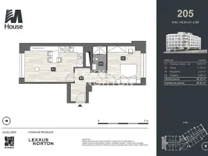 Prodej bytu 2+kk, Praha - Vršovice, Murmanská, 40 m2