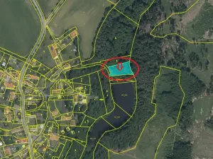 Prodej lesa, Zbýšov, 1719 m2