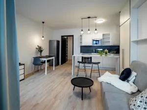 Pronájem bytu 1+kk, Praha - Hlubočepy, Vítové, 43 m2