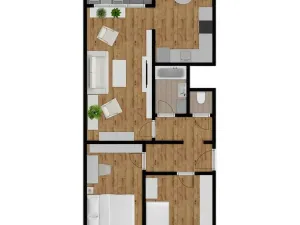 Prodej bytu 3+1, Praha - Kobylisy, Bojasova, 69 m2