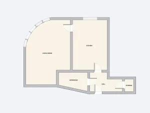 Pronájem bytu 1+1, Praha - Libeň, Novákových, 42 m2