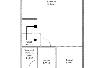 Prodej rodinného domu, Rosice, Větrná, 110 m2