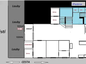 Pronájem obchodního prostoru, Příbor, náměstí Sigmunda Freuda, 153 m2