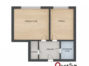 Pronájem bytu 2+kk, Praha - Žižkov, Zelenky-Hajského, 40 m2