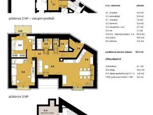 Prodej bytu 3+kk, Všenory, Květoslava Mašity, 96 m2