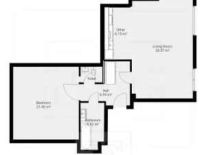 Pronájem bytu 2+kk, Praha - Nové Město, Mlynářská, 72 m2