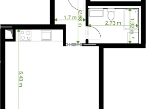 Prodej bytu 1+kk, Rychnov nad Kněžnou, Javornická, 36 m2