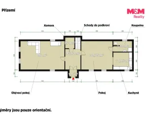 Prodej rodinného domu, Kladruby - Milevo, 102 m2