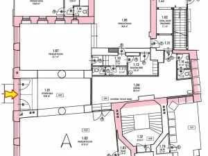 Pronájem obchodního prostoru, Praha - Libeň, Ludmilina, 181 m2