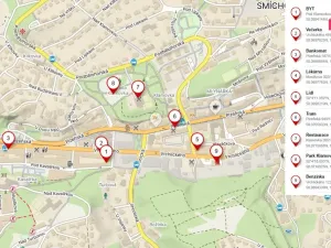 Pronájem bytu 1+kk, Praha - Košíře, Pod Klamovkou, 40 m2