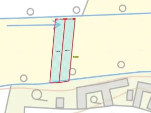 Prodej zahrady, Dětenice, 1392 m2