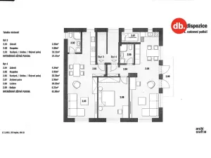 Pronájem bytu 1+kk, Nejdek, Nerudova, 37 m2