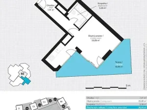 Pronájem bytu 1+kk, Praha - Žižkov, Ke kapslovně, 38 m2