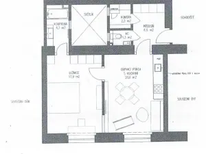 Pronájem bytu 2+kk, Praha - Žižkov, Roháčova, 54 m2