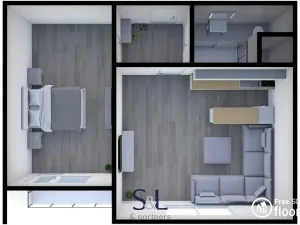 Pronájem bytu 2+kk, Česká Lípa, Brněnská, 39 m2