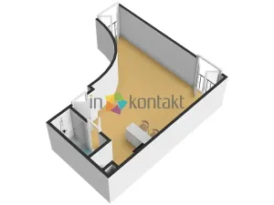 Pronájem bytu 1+kk, Brno, Zlínská, 30 m2