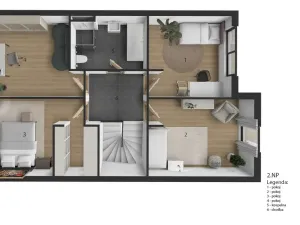 Pronájem rodinného domu, Mladá Boleslav - Chrást, 157 m2