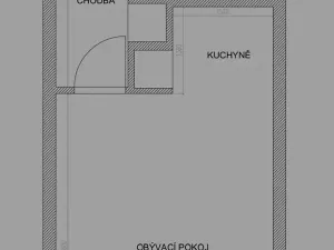 Prodej bytu 1+kk, Praha - Háje, Hlavatého, 27 m2