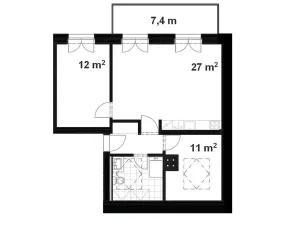 Prodej bytu 3+kk, Brno, Provazníkova, 60 m2