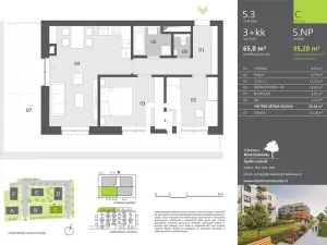 Prodej bytu 3+kk, Ostrava, 65 m2