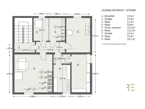 Prodej vícegeneračního domu, Praha - Liboc, Hostouňská, 278 m2