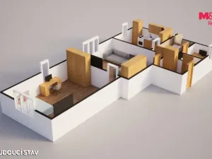 Prodej bytu 3+1, Kostelec nad Labem, Neratovická, 61 m2