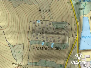 Prodej zahrady, Březůvky, 371 m2