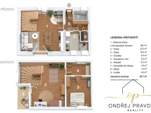 Prodej rodinného domu, Liteň, Chaloupecká, 84 m2